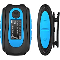 AGPTEK Mp3 Acuatico 8GB con Pantalla- S07 Clip Reproductor MP3 Waterproof IPX 8 Soporta Rdaio FM- Aleatorio Modo para…